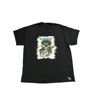 OBC Mariachi Panther Graphic T-Shirt Mens XL Black Excellent Pantera de‎ Animas